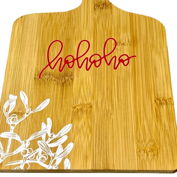 CWC Christmas Bamboo Serving Board Ho Ho Ho - Picture 3 of 12